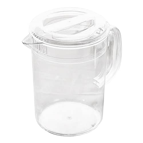 predolo Acrylkrug mit Deckel für Wasser, Tee, Milchlagerung, 1,5L von predolo