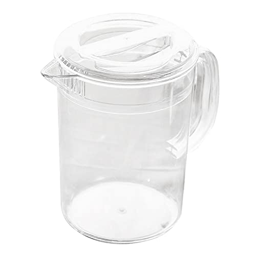 predolo Acrylkrug mit Deckel für Wasser, Tee, Milchlagerung, 2L von predolo