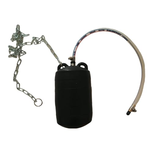 predolo Aufblasbarer Rohrstopfen Aus Gummi mit Zubehör, Verschleißfest, für Geschlossene Wasserprüfung, Wiederverwendbarer Haushaltsreparatur Kanalisationstes, Dn100mm Dn110mm von predolo