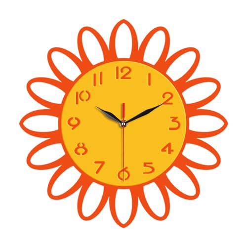 predolo Blumen-Wanduhr, Hängeuhr, Zeitmesser für Büro, Küche, Zuhause predolo Blumen-Wanduhr, Hängeuhr, Zeitmesser für Büro, Küche, Zuhause von predolo