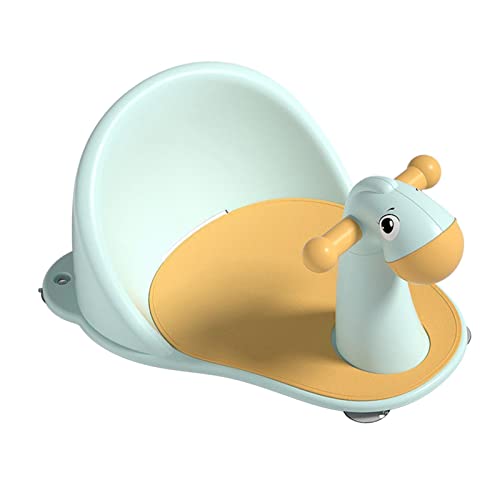 predolo Cartoon Tier Saugnapfe, Sitzen Sie Beim Baden von ERN Badewannenstuhl für Mädchen Kinder Dusche Zubehör, Blau von predolo