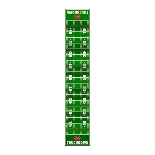 predolo Fußball Tischläufer, Tischdecke, Waschbar, 33 X 182,9 cm, Leinen, Schreibtischdekoration, Tischdecke für Spiele, Style A von predolo