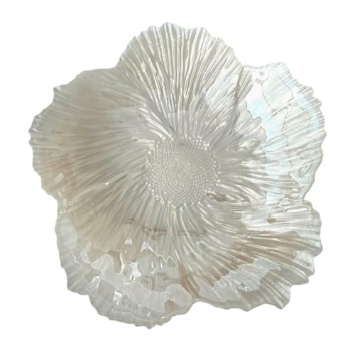 predolo Glasplatte in Blumenform, Ablagefläche für Schmuck und Schlüssel im Eingangsbereich, L predolo Glasplatte in Blumenform, Ablagefläche für Schmuck und Schlüssel im Eingangsbereich, L von predolo