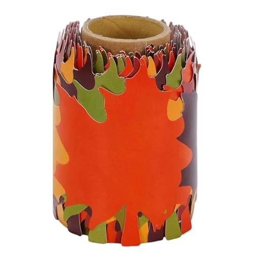 predolo Herbstliche Ahornblatt-Bordüre, Pinn-Dekoration, bunt, 10 m, Herbstblätter-Bordüre für, Büro, Kreidetafel- predolo Herbstliche Ahornblatt-Bordüre, Pinn-Dekoration, bunt, 10 m, Herbstblätter-Bordüre für, Büro, Kreidetafel- von predolo