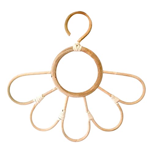 predolo Hochwertiger Wandhaken aus robustem Rattan für die Garderobe im Schlafzimmer, Sonnenblume von predolo