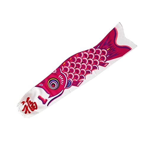 predolo Japanische Dekorative Windsackkarpfenflagge Koi Sailfish, Rot, 90 cm - Einzigartiges Design von predolo