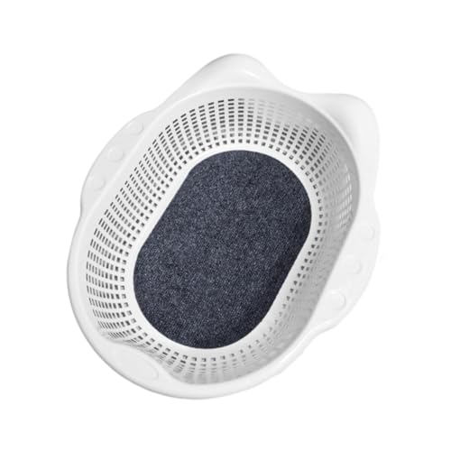 predolo Katzenbett, Schlafnest, Bequemer Möbelschutz, Rustikales Haustier Schlafbett, Katzen Loungekorb, Haustiere, Hauskatzen, Kätzchen, Welpen, Weiß von predolo