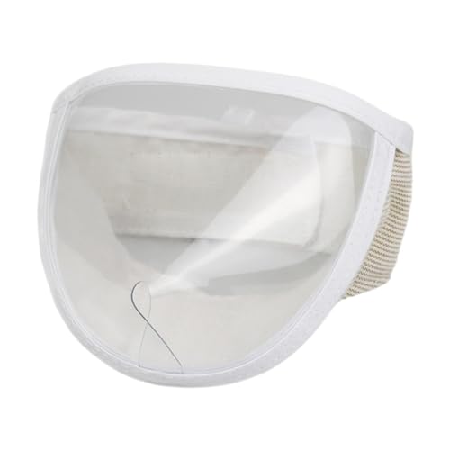 predolo Katzenmaulkorb Gesichtsmaske beißschutz Maulschutz Durchsichtiges Design für Klare Sicht Zur Beruhigung Der Katze für Die Tägliche Pflege Und Zur Ver, S von predolo