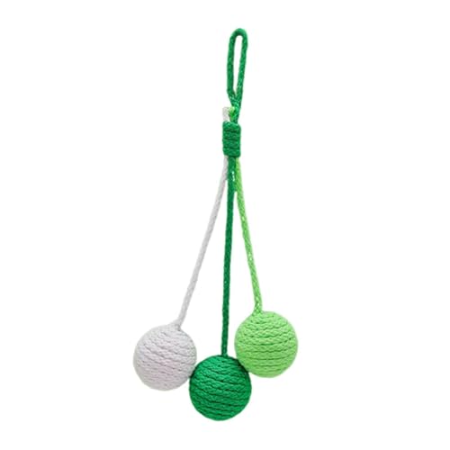 predolo Katzenspielzeug, Sisalball, Seilball Zum Spielen, Verschleißfest, Schützt Möbel, Handgefertigt, für Hauskatzen, Katzenspielzeug für, Weiß Grün predolo Katzenspielzeug, Sisalball, Seilball Zum Spielen, Verschleißfest, Schützt Möbel, Handgefertigt, für Hauskatzen, Katzenspielzeug für, Weiß Grün von predolo