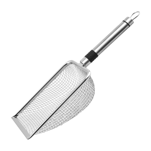 predolo Katzenstreu Pooper Scooper Netz, Robustes Reinigungswerkzeug, Sand, Tragbares Sieb, Strapazierfähig, Vielseitiges Haustier Sieb, Kätzchenstreu Netz, Silber predolo Katzenstreu Pooper Scooper Netz, Robustes Reinigungswerkzeug, Sand, Tragbares Sieb, Strapazierfähig, Vielseitiges Haustier Sieb, Kätzchenstreu Netz, Silber von predolo