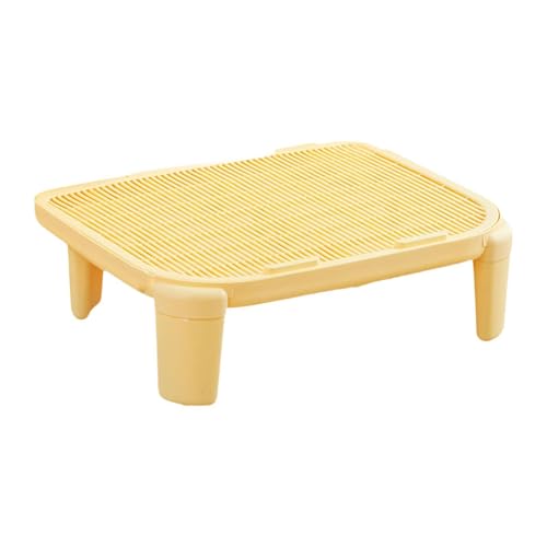 predolo Katzenstreu Rampe, Kätzchen Fußbrett, Tragbare, Wiederverwendbare Katzenstreu Auffangmatte für Schlafzimmer von Hauskatzen, Gelb predolo Katzenstreu Rampe, Kätzchen Fußbrett, Tragbare, Wiederverwendbare Katzenstreu Auffangmatte für Schlafzimmer von Hauskatzen, Gelb von predolo
