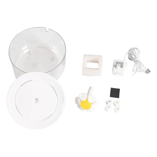 predolo Katzenwasserbrunnen Läuft Leise, Zirkuliert, Aufladbar, DREI Trinkmodi für Kätzchen, Haustierbedarf, Hunde, Reisen, Weiß predolo Katzenwasserbrunnen Läuft Leise, Zirkuliert, Aufladbar, DREI Trinkmodi für Kätzchen, Haustierbedarf, Hunde, Reisen, Weiß von predolo