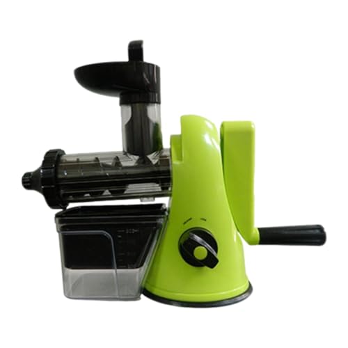 predolo Manueller Entsafter mit Handkurbel Effizient Und Leise Ergonomischer Griff für Frischen Saft in Küche Und Unterwegs, GrÜn von predolo