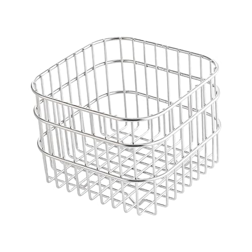 predolo Mini Aufbewahrungskorb Aus Metalldraht, Drahtkorb, Vielseitiger Obstkorb Aus Draht, Rustikaler Aufbewahrungsbehälter für Wohnheim, Wohnmobil, Küchenar, 11cmx11cmx10cm predolo Mini Aufbewahrungskorb Aus Metalldraht, Drahtkorb, Vielseitiger Obstkorb Aus Draht, Rustikaler Aufbewahrungsbehälter für Wohnheim, Wohnmobil, Küchenar, 11cmx11cmx10cm von predolo