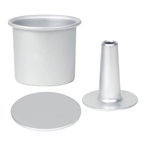 predolo Mini-Chiffon-Kuchenform, Backblech, Kochutensilien Set für DIY Backen, 4in und Bodenplatte von predolo