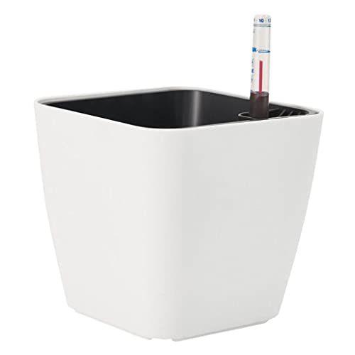 predolo Moderne Pflanzgefäße mit automatischer Bewässerung für Zimmerpflanzen, Quadrat M von predolo