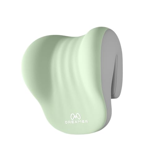 predolo Nackenkissen Memory Foam Kopfstütze Schlaffkissen Nackenstütze Kopfkissen aus Memory-Schaum mit Ergonomischer Form zur Unterstützung Beim Schlafen, GrÜn von predolo