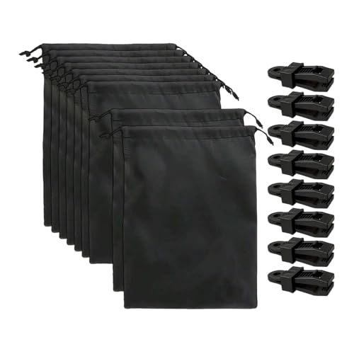 predolo Outdoor Vorhang Sandsack, Gewichtete Taschen, Zubehör für Pavillonzelt Tischdecken, Multifunktional, Verstellbar mit Halteklammern, 8 Stück predolo Outdoor Vorhang Sandsack, Gewichtete Taschen, Zubehör für Pavillonzelt Tischdecken, Multifunktional, Verstellbar mit Halteklammern, 8 Stück von predolo