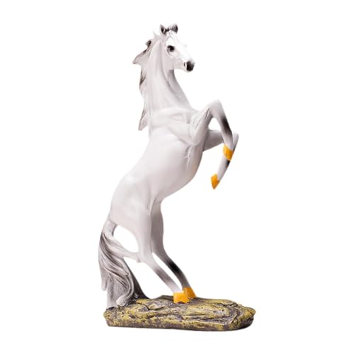 predolo Pferd Harz Statue Moderne Geschenk Kunst Figurine für Wohnzimmer Schlafzimmer Bücherregal von predolo