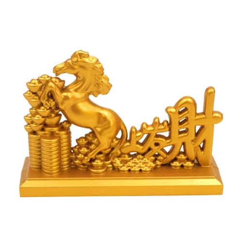 predolo Pferdefigur Chinesischer Stil Skulptur Tierstatue Legierung Dekoration Ornament mit Kunstvollem Design Und Feinen Details für Wohnzimmer Büro Regal, 5,5 cm x 8,5 cm predolo Pferdefigur Chinesischer Stil Skulptur Tierstatue Legierung Dekoration Ornament mit Kunstvollem Design Und Feinen Details für Wohnzimmer Büro Regal, 5,5 cm x 8,5 cm von predolo