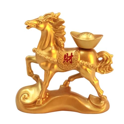 predolo Pferdefigur Chinesischer Stil Skulptur Tierstatue Legierung Dekoration Ornament mit Kunstvollem Design Und Feinen Details für Wohnzimmer Büro Regal, 8,8 cm x 8,4 cm predolo Pferdefigur Chinesischer Stil Skulptur Tierstatue Legierung Dekoration Ornament mit Kunstvollem Design Und Feinen Details für Wohnzimmer Büro Regal, 8,8 cm x 8,4 cm von predolo