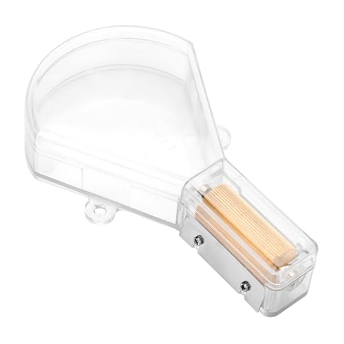 predolo Professionelle Lederkantenbearbeitungsbox mit Roller aus Messing zur Kantengestaltung für Lederprojekte Handwerk Heimwerker, Mittlerer Zahn von predolo