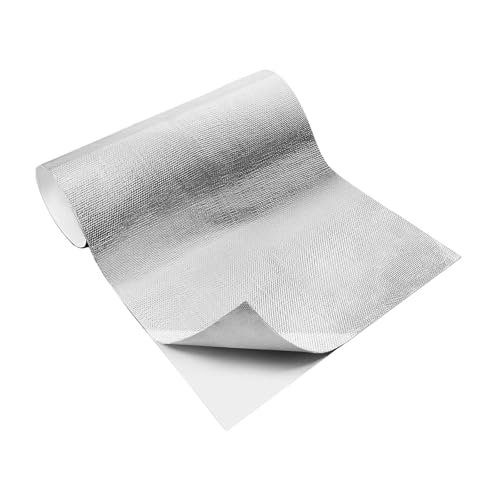 predolo Reflektierende Isolierung Rolle Aluminium Folie Isolierung 1mx1m Isolierende Blatt, 100g von predolo