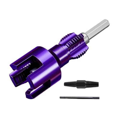 predolo Rohrgewindeschneidwerkzeug, Gewindemacher Werkzeuge für Wasserrohre, Heimwerker, Professionelles, Effizientes Und Hochfestes Gewindeschneid Set für Di, 4 Punkte von predolo