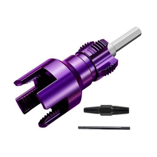 predolo Rohrgewindeschneidwerkzeug, Gewindemacher Werkzeuge für Wasserrohre, Heimwerker, Professionelles, Effizientes Und Hochfestes Gewindeschneid Set für Di, 6 Punkt von predolo