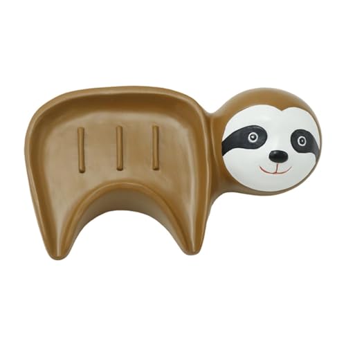 predolo Seifenschale Niedlicher Faultier Seifenhalter Seifenablage aus Resin mit Rutschfestem Stand Und Selbstentleerender Funktion für Badezimmer Küche für predolo Seifenschale Niedlicher Faultier Seifenhalter Seifenablage aus Resin mit Rutschfestem Stand Und Selbstentleerender Funktion für Badezimmer Küche für von predolo