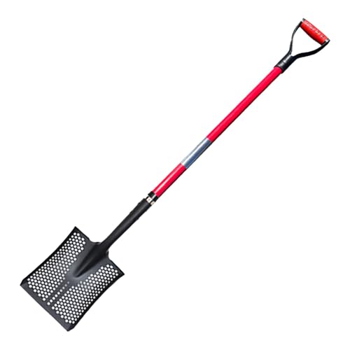 predolo Siebschaufel Filterschaufel Mehrzweckspaten Und Drainagewerkzeug als Gartengerät mit Netzstruktur Zum Sieben von Erde für Feldarbeit Und die, mit Griff predolo Siebschaufel Filterschaufel Mehrzweckspaten Und Drainagewerkzeug als Gartengerät mit Netzstruktur Zum Sieben von Erde für Feldarbeit Und die, mit Griff von predolo