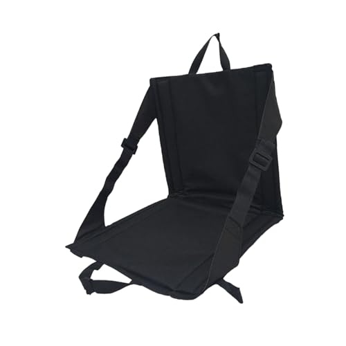 predolo Stadion Sitzkissen Faltbarer Sitz mit Rückenlehne Outdoor Klappstuhl Bequeme Und Atmungsaktive Oxford-Tasche Wasserdicht für Camping Picknick von predolo