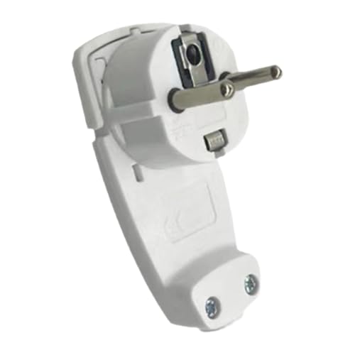 predolo Stecker Männlich Ersatz Elektrische Power Stecker Verlängerung Ende Rewireable Power, Weiß von predolo