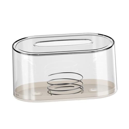 predolo Taschentuchbox Abdeckung, Taschentuchetui mit Feder, Mehrzweck Serviettenpapieretui, Serviettenspender, Organizer für Tisch, Hotel, Büro, Auto, Klar predolo Taschentuchbox Abdeckung, Taschentuchetui mit Feder, Mehrzweck Serviettenpapieretui, Serviettenspender, Organizer für Tisch, Hotel, Büro, Auto, Klar von predolo