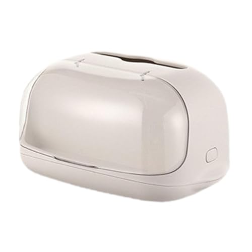 predolo Tissue Box Taschentuchhalter Aufbewahrungsbox Figurenvitrine mit Automatischem Hebemechanismus aus Pp für Wohnzimmer Schlafzimmer Büro von predolo