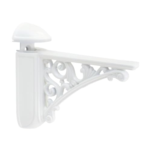 predolo Wandmontage für Regalhalterungen, antik gestaltet, ideal fürs Zuhause, Weiß predolo Wandmontage für Regalhalterungen, antik gestaltet, ideal fürs Zuhause, Weiß von predolo