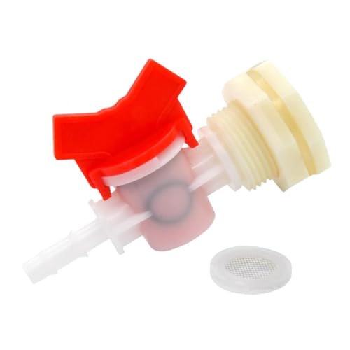 predolo Wassertränke Barb Kugelventil Bulkhead Anschlussset Filterdichtung PP Material Schlagfestigkeit Passend für Kleintiere Heimtierhaltung predolo Wassertränke Barb Kugelventil Bulkhead Anschlussset Filterdichtung PP Material Schlagfestigkeit Passend für Kleintiere Heimtierhaltung von predolo