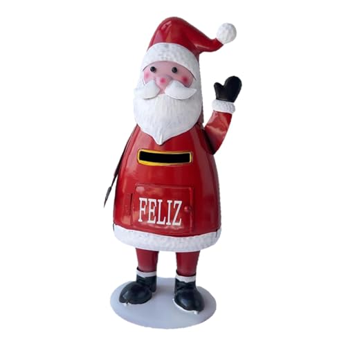 predolo Weihnachtsbriefkasten, Briefkasten, Dekoration, rote Geschenke, Zeitungshalter, Postkasten für Zuhause, Büro, Haustür, Urlaub von predolo