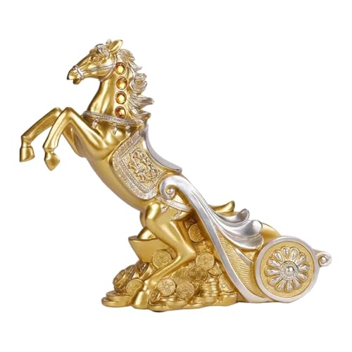 predolo Weinflaschenhalter Pferdefigur Weinregal Resin Tier Statue Tischdekoration Weinflaschenständer für Wohnzimmer Esszimmer Bar Geschenk von predolo