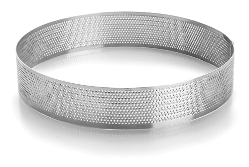 Runde Form, perforiert, 28 x 2 cm, aus Edelstahl. Entworfen für: Backen und Kuchendekoration. von prendeluz