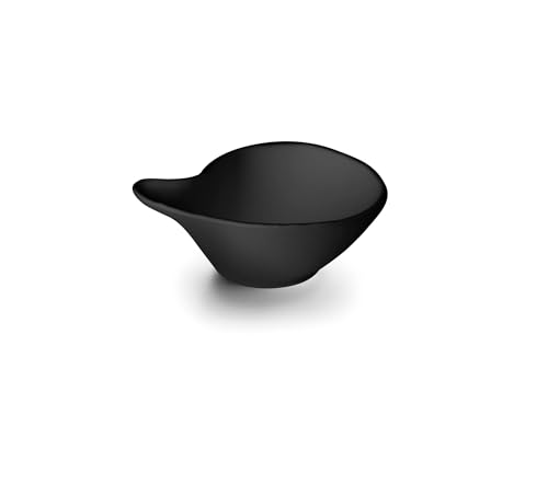 prendeluz B1643382 Soßenschale aus Melamin, Schwarz, 14 x 12 x 5 cm, Steigend zum Definieren der Datenquelle von prendeluz