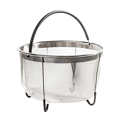Prepmen Instant Pot Zubehör Dampfgarer aus Edelstahl, gut zum Kochen, Kochen und Braten von Eiern, Vagetables und Nudeln, passend für einen 8 Liter Schnellkochtopf (8 QT) von prepmen