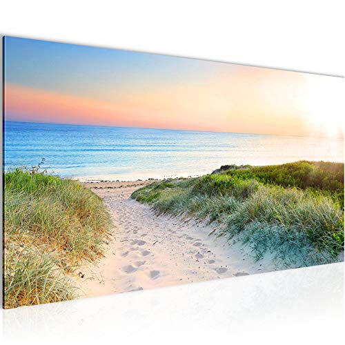 Runa Art Wandbild Strand Meer 1 Teilig 100 x 40 cm Modern Bild auf Vlies Leinwand Natur Schlafzimmer Wohnzimmer Beige Blau 607312a Runa Art Wandbild Strand Meer 1 Teilig 100 x 40 cm Modern Bild auf Vlies Leinwand Natur Schlafzimmer Wohnzimmer Beige Blau 607312a von Runa Art