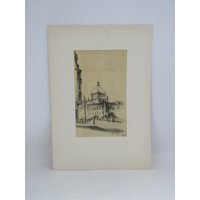 Max Schnabel Maler, Kunstdruck, Kunstwerk, Lithographie, Lithograph Print, Vintage Museumsqualität von prestigiousantiques