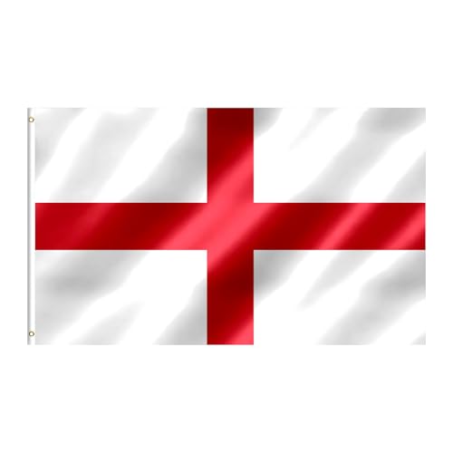 England Flagge 90x150 cm Englisch Fahne mit Messing-Ösen für Sportveranstaltungen, Partys, Paraden Draußen Deko von pretty_jessie