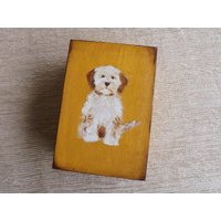 Holzbox Hund, Handbemalte Individuelle Haustier-Erinnerungsbox, Personalisierte Hunde-Porträt-Schmuckkästchen, Erinnerungsbox Holzbox Hund, Handbemalte Individuelle Haustier-Erinnerungsbox, Personalisierte Hunde-Porträt-Schmuckkästchen, Erinnerungsbox von prezenciarnia