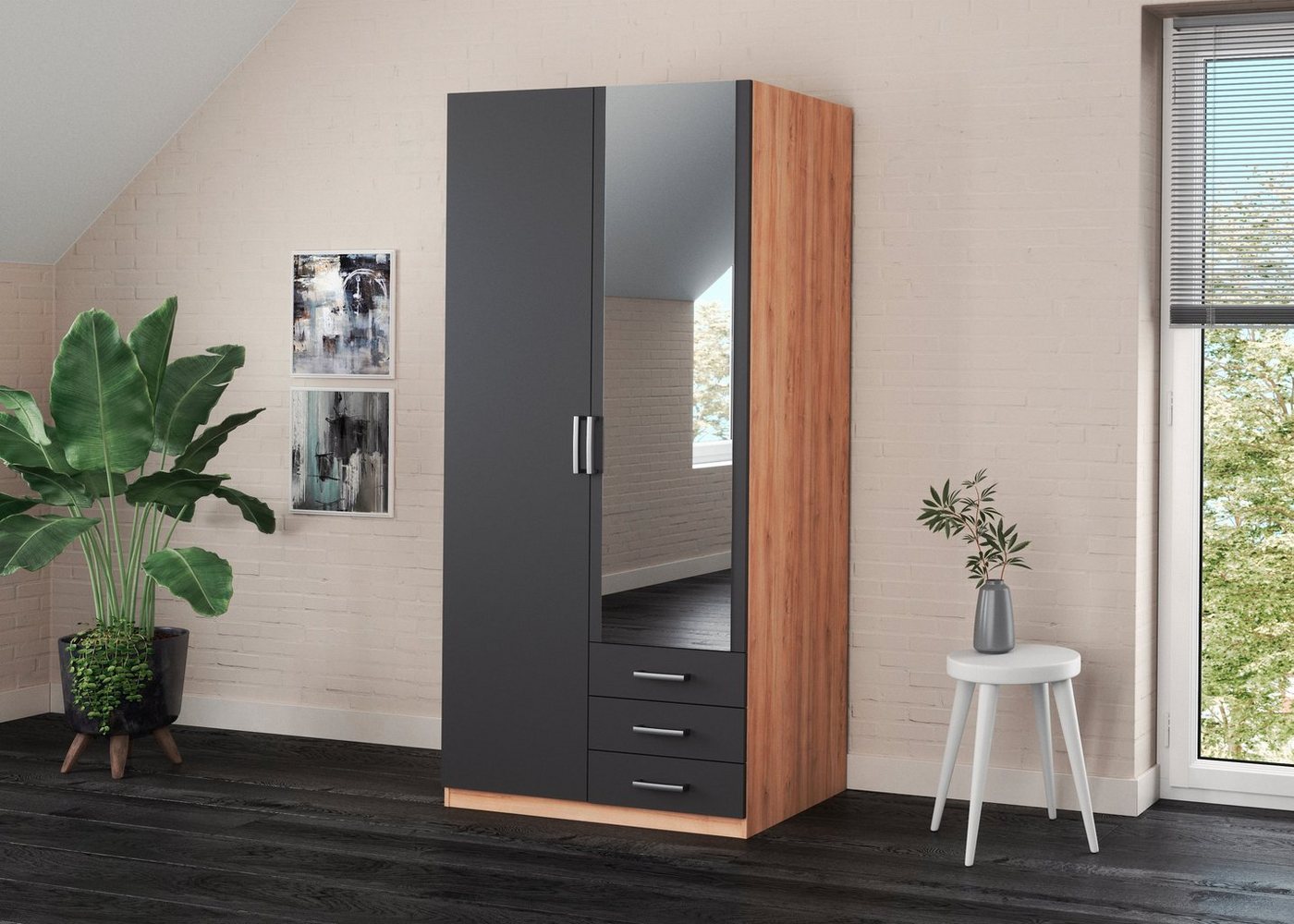 priess Kleiderschrank Amsterdam mit oder ohne LED-Beleuchtung priess Kleiderschrank Amsterdam mit oder ohne LED-Beleuchtung von priess