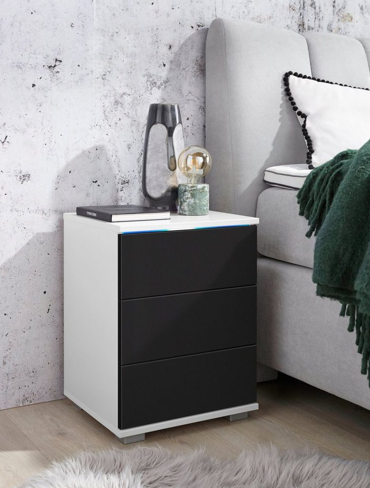 priess Nachtkommode, mit LED-Beleuchtung und Push-to-open priess Nachtkommode, mit LED-Beleuchtung und Push-to-open von priess