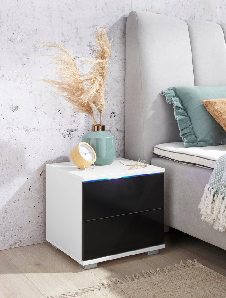 priess Nachtkommode, mit LED-Beleuchtung und Push-to-open priess Nachtkommode, mit LED-Beleuchtung und Push-to-open von priess