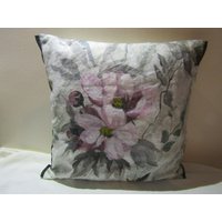 Designer Gilde 100 % Leinen Stoff Carrara Fiore Grande Platin Kissenbezug Floral D3 Designer Gilde 100 % Leinen Stoff Carrara Fiore Grande Platin Kissenbezug Floral D3 von primedesign2